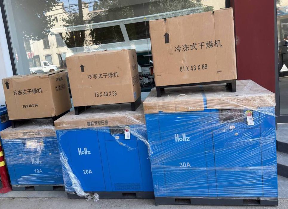 7,5 квт комплект винтовой компрессор арзон 1000Л ресивер осушитель фи