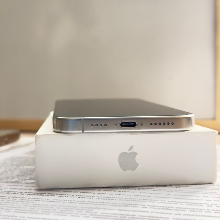 iPhone 16 Pro Max 512GB White Titanium – Отлично състояние