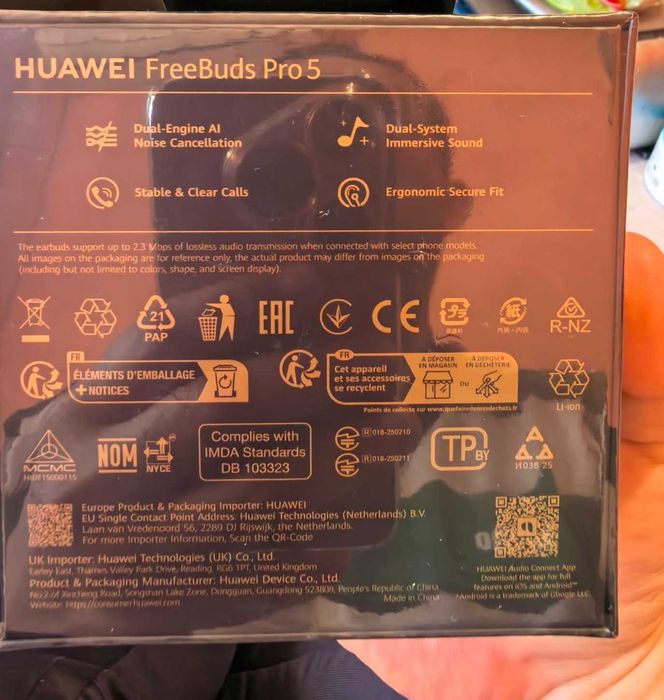 Слушалки huawei freebuds pro 15