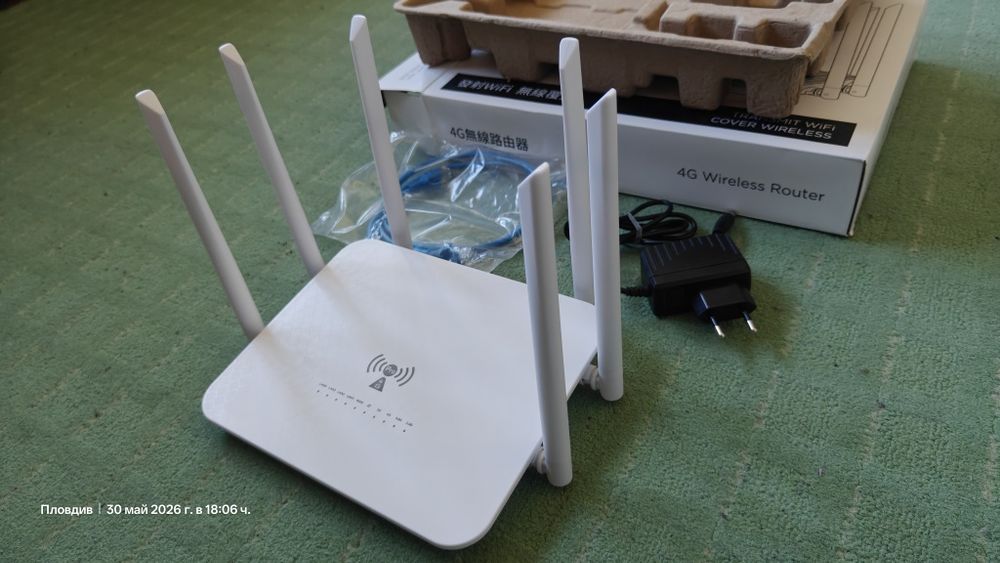 4G рутер Benton, 2 честоти Wifi, 32 устройства макс