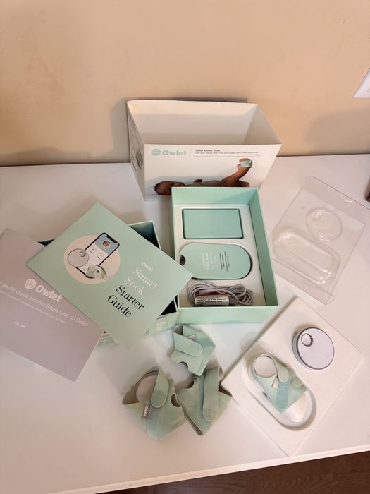 Owlet sock 3 0-18m mint