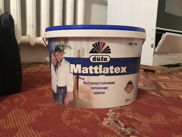 Краска dufa mattlatex. Водяная краска фирма.