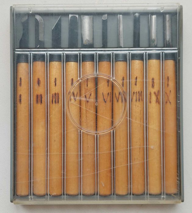 Советский набор штихелей