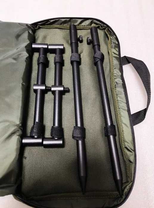 SET 2 BUZZ BARI FEEDER CU 2 posturi si 2 picheti reglabili plus geanta