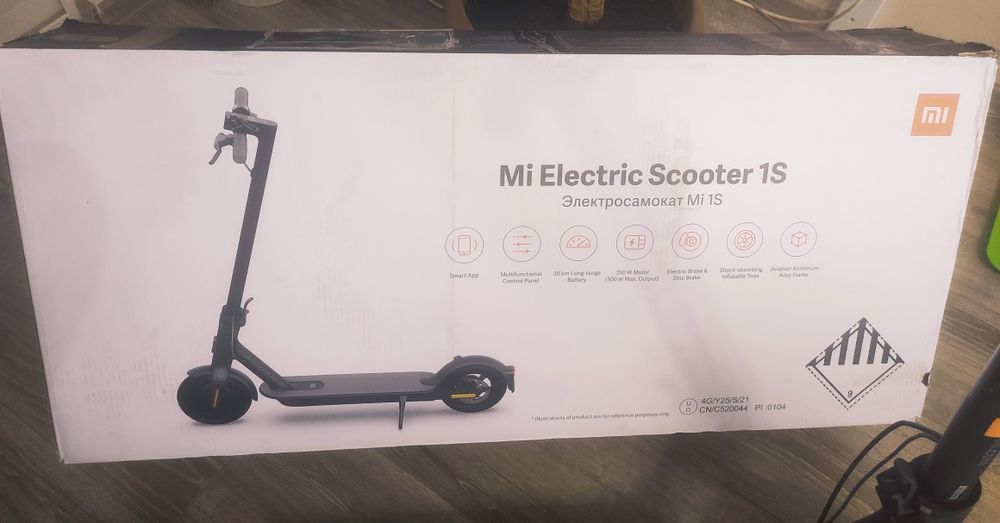 Ел. тротинетка Xiaomi Mi 1S мощност 250W изм. 30 км макс ск. 25 км