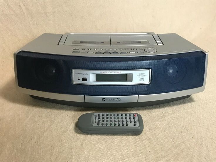 Магнитола Panasonic RX-ED50 (двухкассетник, CD, радио).