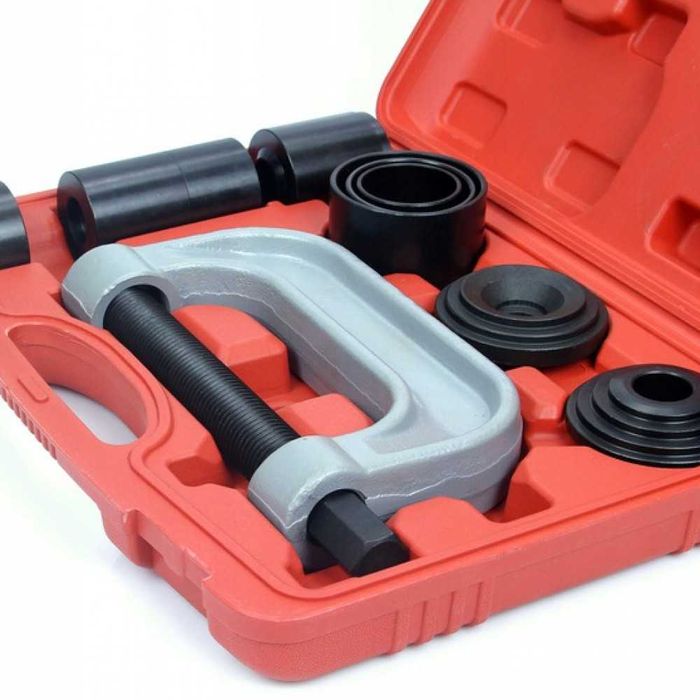 Комплект скоба и втулки за монтаж и демонтаж на лагери и шарнири 9 ч