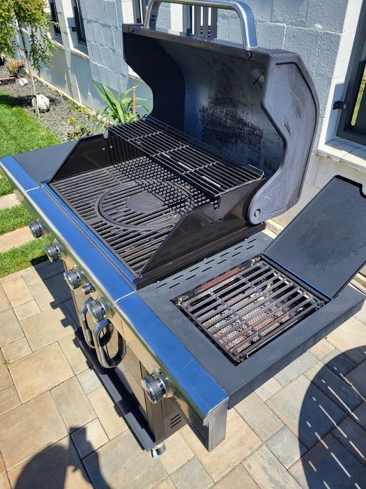 Vand Gratar pe gaz, Landmann Triton 4.1 Maxx, 5 arzatoare din inox