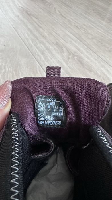 Зимние детские сапоги Ecco