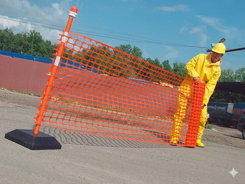 Аварийное ограждение! Сетка! Открыты до 23;00! Доставка!