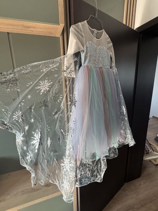 Rochie fetita Elsa Frozen 4 ani