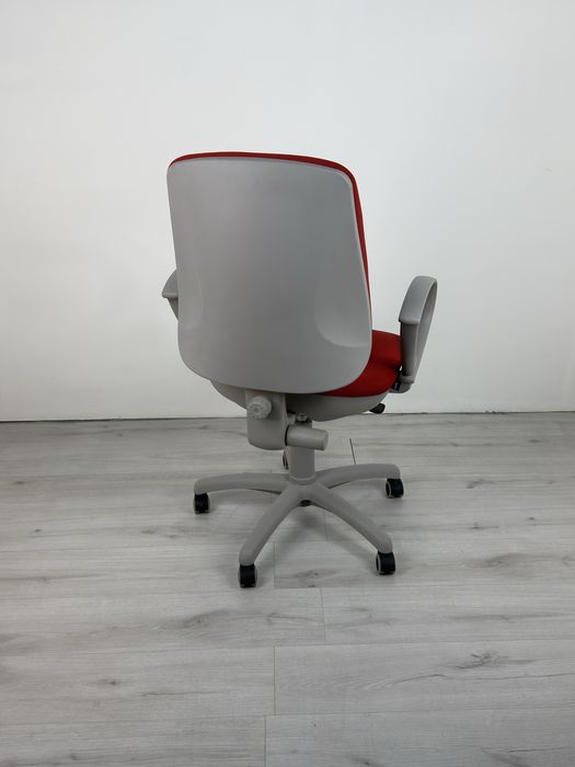 Офис ергономичен стол червен да дома и офиса обзавеждане