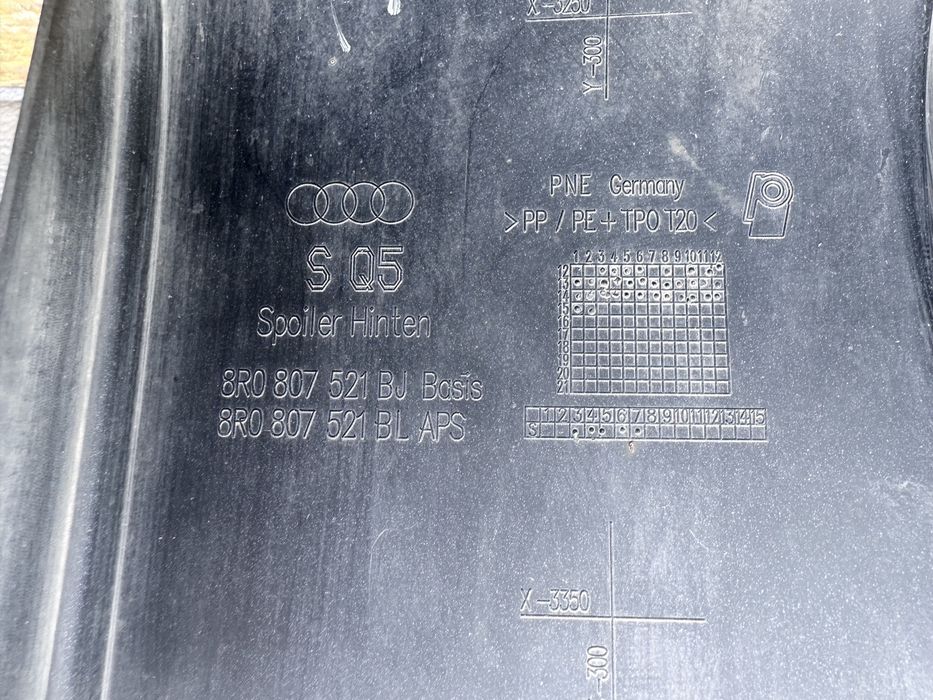 Задна броня AUDI SQ5 8R 8R0807521BJ 8R0807511D