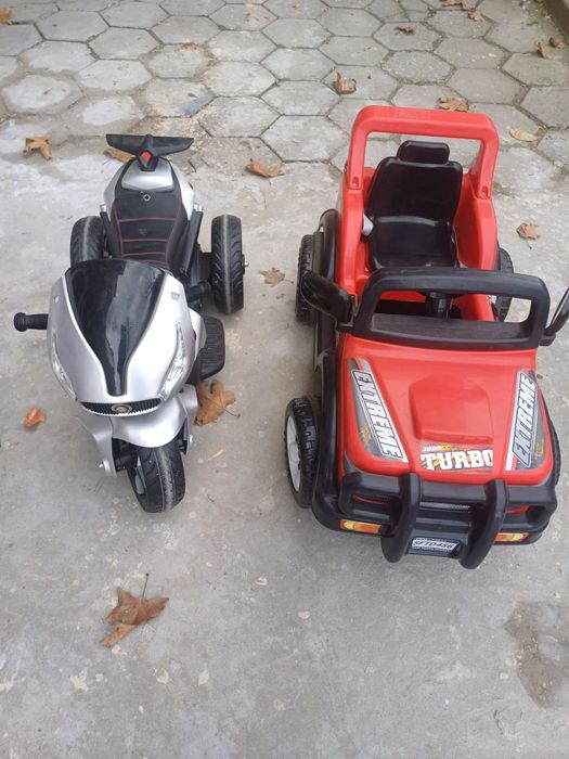 Детски електрически мотор и джип