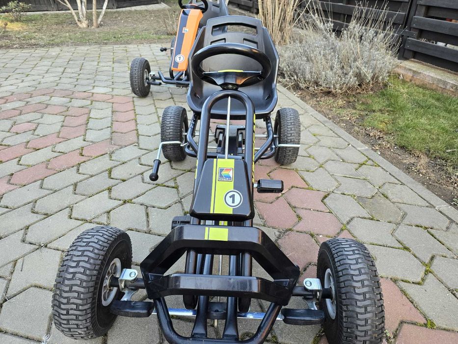 2 x cart / kart Kettler pt copii 5-10ani - Kettcar Barcelona Air Verde