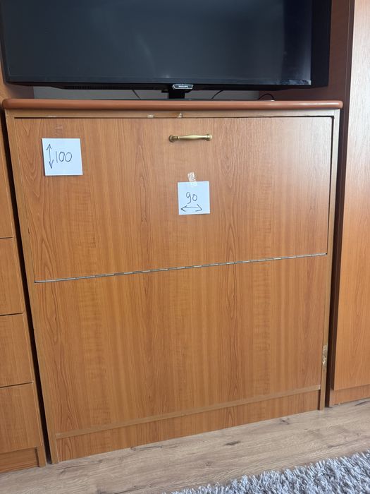 Mobila dormitor cu pat si birou