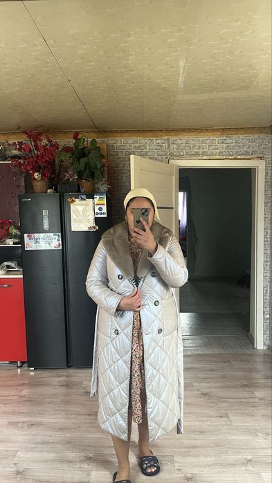 Норка жағалы куртка