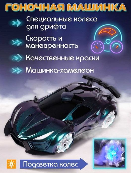 Гоночная машина на пульте управления для дрифта с дымом: 1 500 000 сум ...