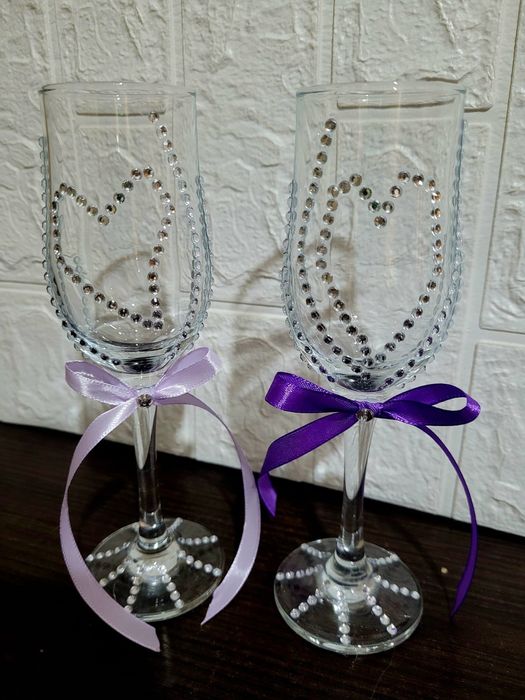 Продам свадебные бокалы