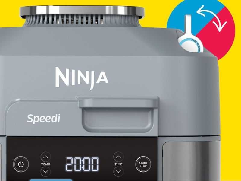 10 в 1 Мултикукър и Еър Фрайър Ninja Speedi ON400EU, 5.7L