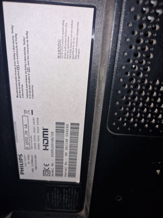 Vând TV Philips Smart model 40PFL6606M/08