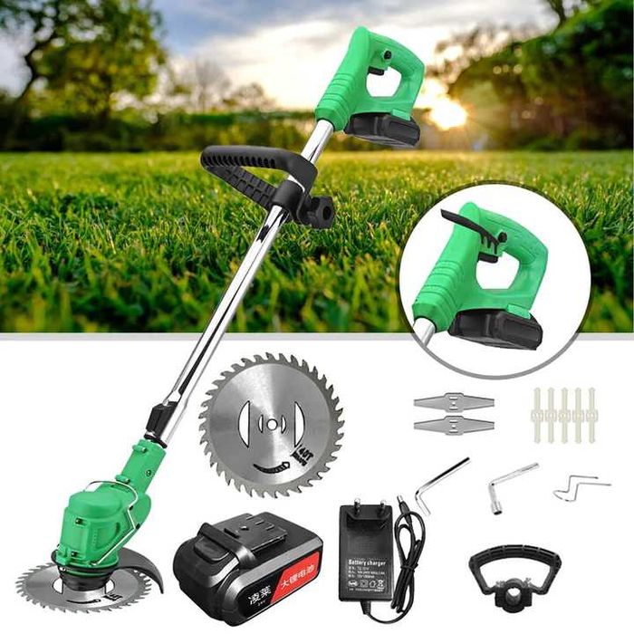 Motocoasa electrica cu 2 Acumulatori 24V Autonomie 4 ore 4000 MAH