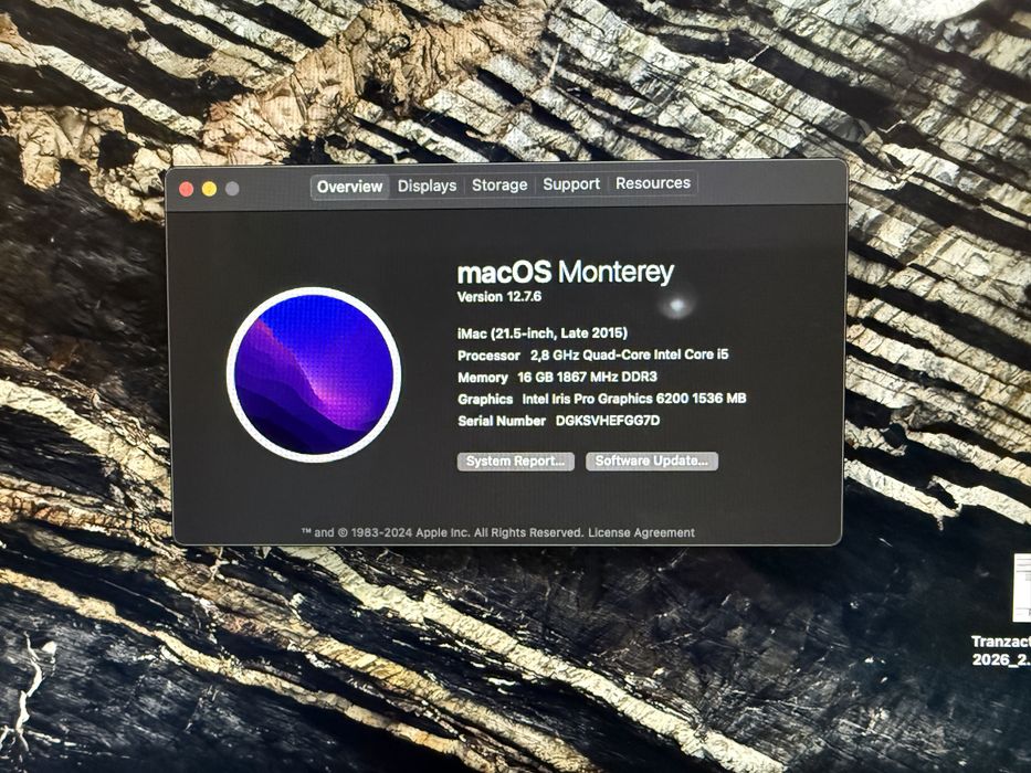 IMac 21’5 Late 2015 | i5 | 16GB RAM | SSD 256GB