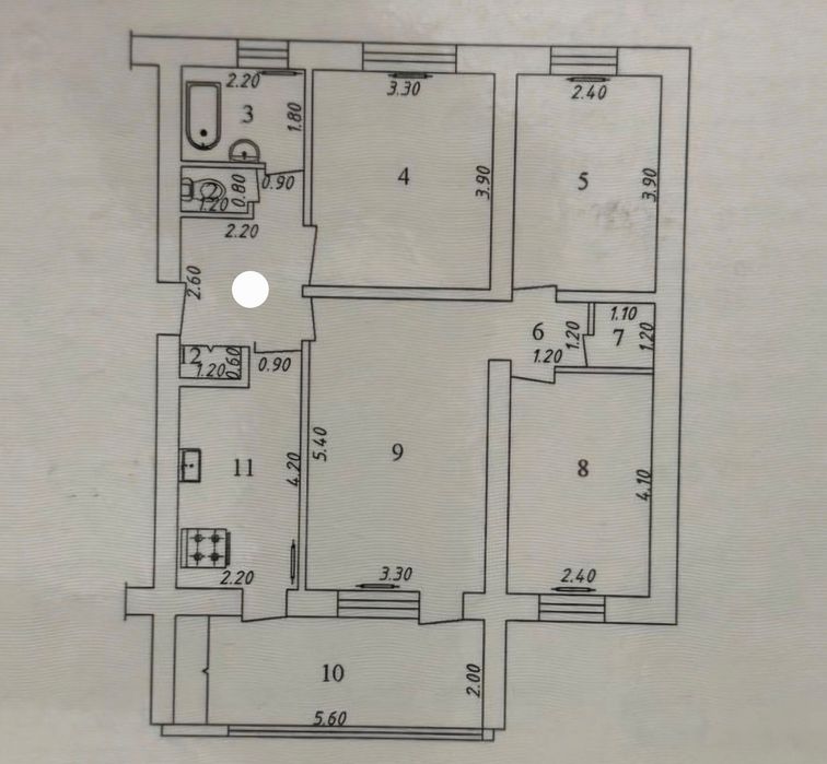 Квартира 4/4/4 Паркентский, Генерала Петрова