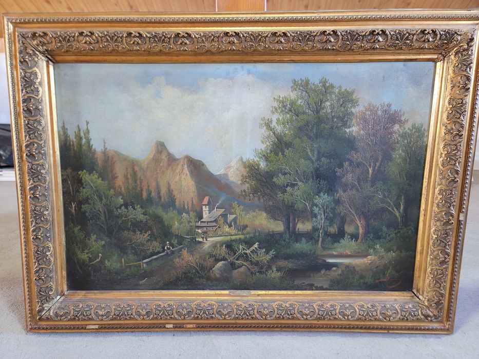 Tablou autentic semnat „A. Bauer”