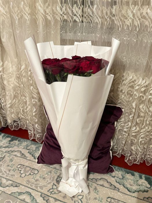 Роза букет свежий