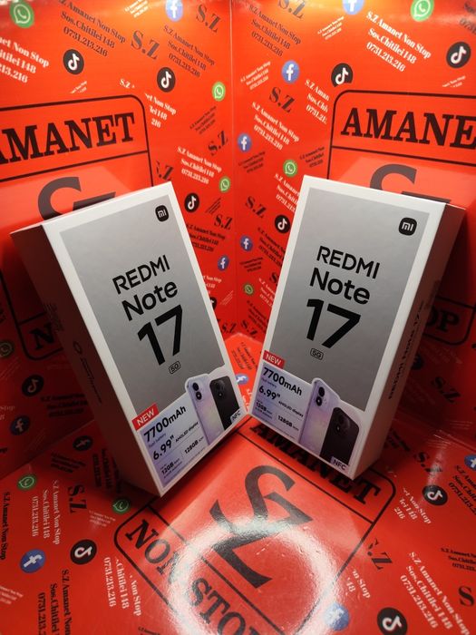 Redmi Note 17 5G (Sigilat) Amanet SZ Non Stop
