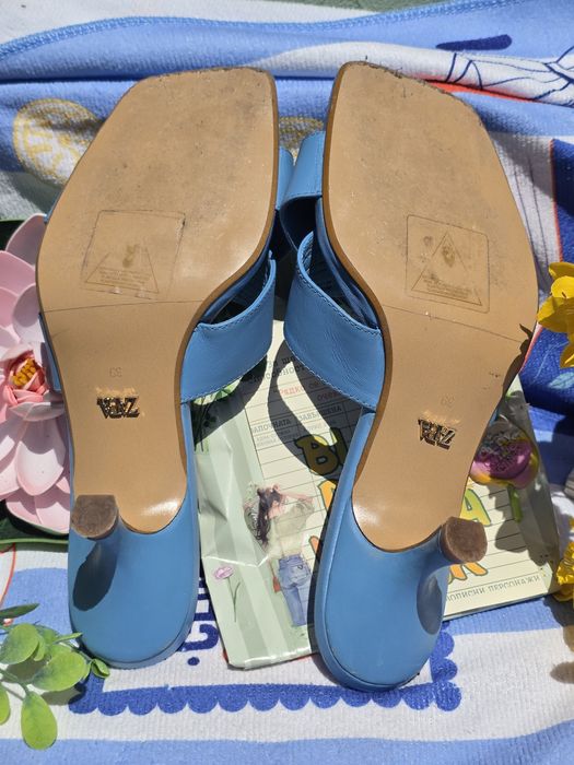 Zara елегантни сандали естествена кожа N39