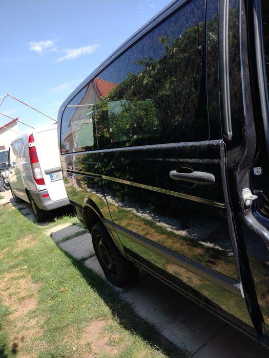 Ușa laterală Mercedes vito viano neagra și albastră