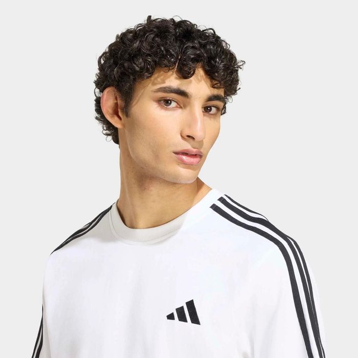 Tricou de fitness bumbac, Alb, Bărbați - produs resigilat Decathlon
