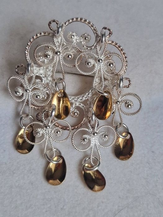 Сребърна брошка Норвегия