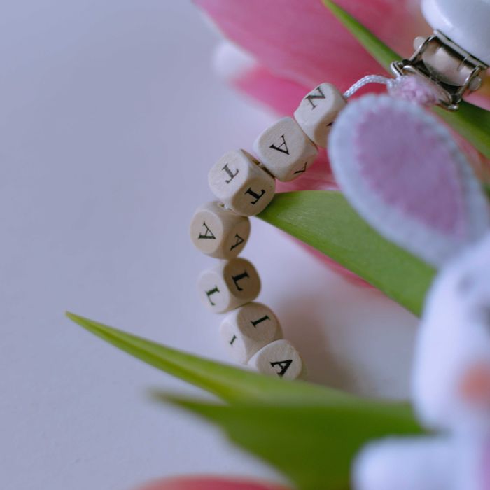 Accesoriu ghiozdan iepuraș / Breloc iepuraș pluș