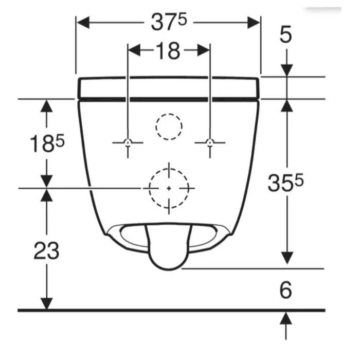 Умный  Унитаз Geberit AquaClean Alba  подвес унитаз KeraTect