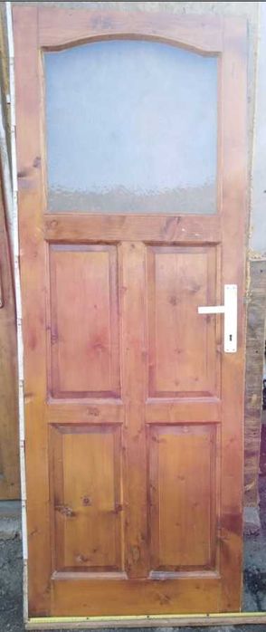 5 usi lemn lacuite fara toc