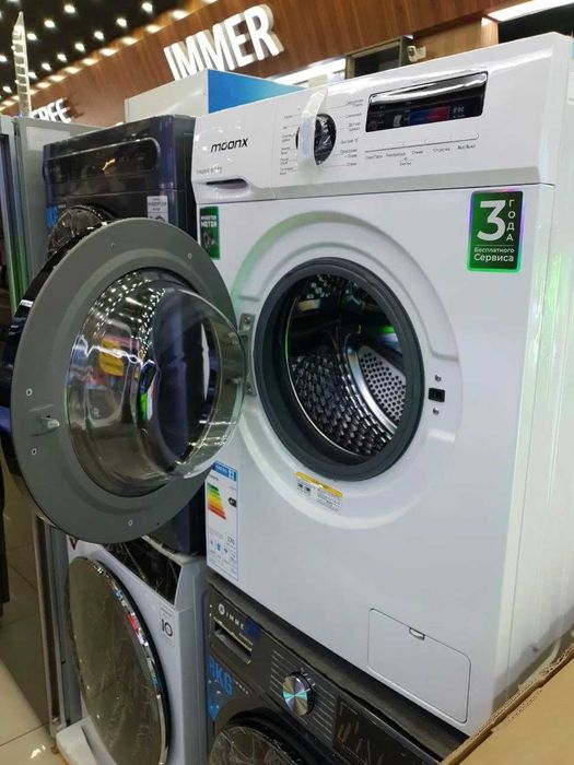 Супер Акция! Стиральная Машина MOONX 6кг до 12кг + Бесплатная Доставка
