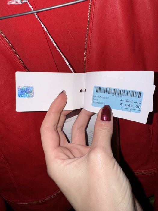 Jacheta de piele Patrizia Pepe