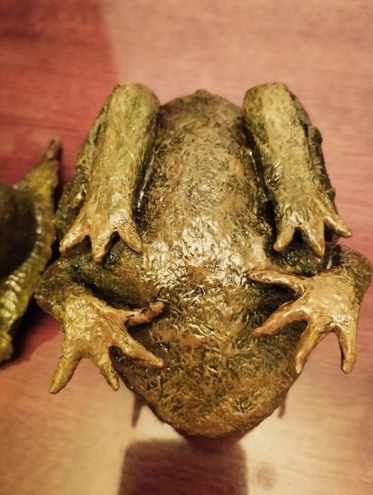 Шкатулка жаба ручная работа