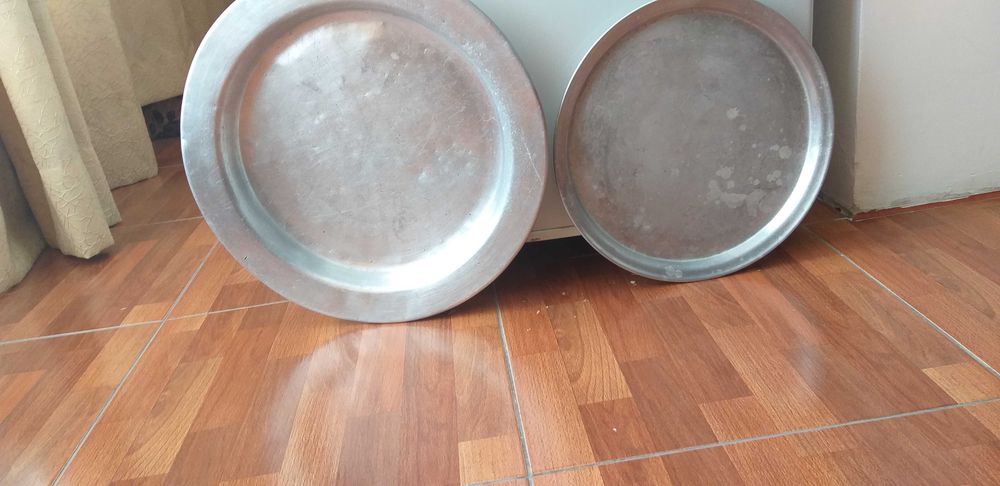 Блюда оловянные 30-е годы 20- го столетия. Ручная работа