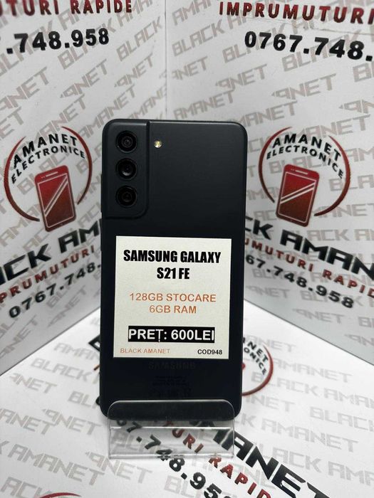BLACK AMANET P2 • Samsung S21 FE 128GB stocare 6GB RAM