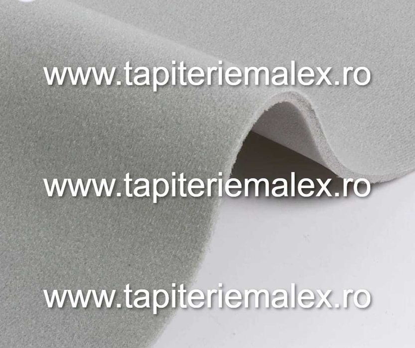 Material plafon auto TEXTIL GRI DESCHIS TEXTURA FINA , tapiterie stofa
