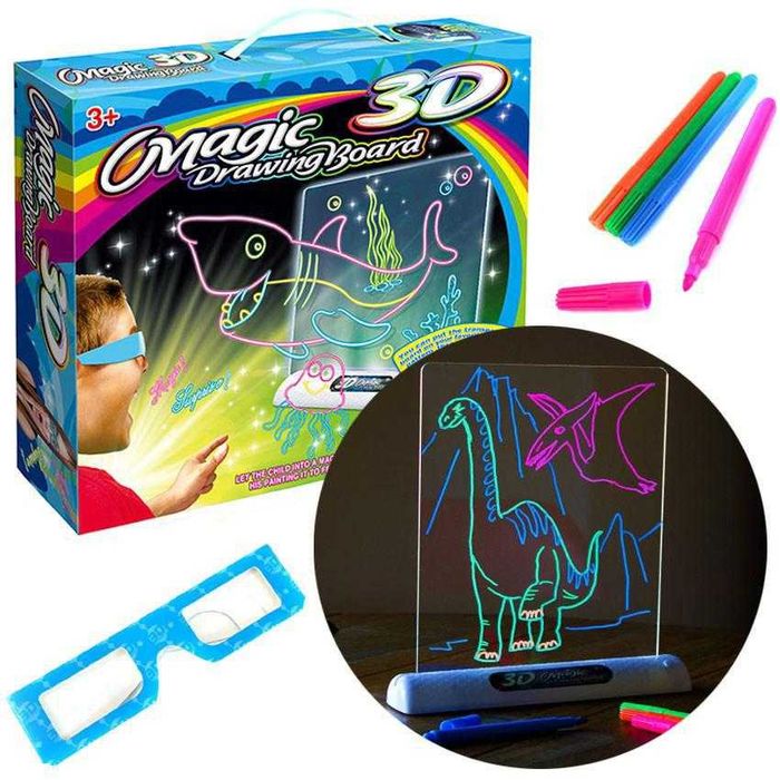 3D магическа дъска-комплект за рисуване Magic Drawing Board 3D