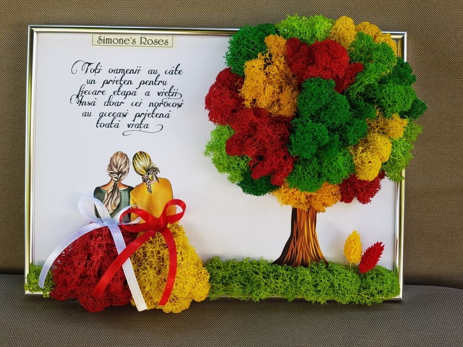 Tablouri licheni NAȘI , MIRI , BUNICI , MAMA , PRIETENE