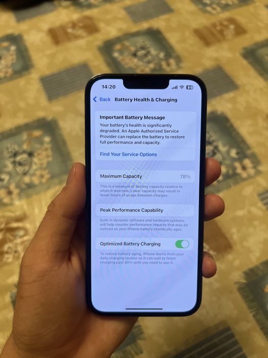 Iphone 13 Pro 256gb aybi yo’q