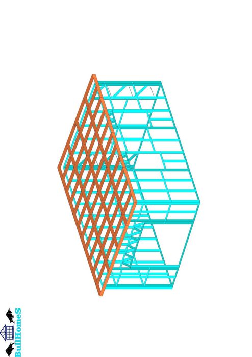 Къща, Сглобяеми къщи, Преместваеми, Модулни, Жилищни - 35м²