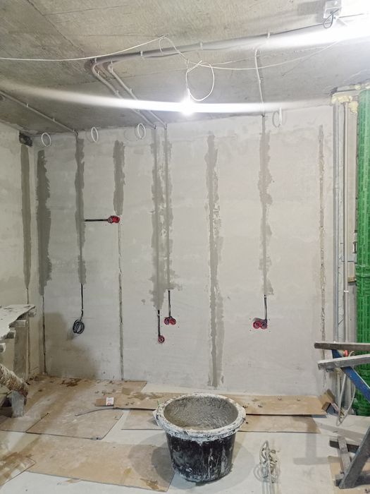 Поклейка обои, линолеум, левкас