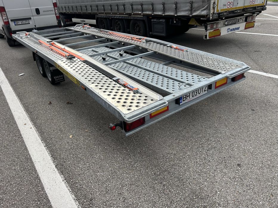 Vand sau schimb trailer  Gala de 6 m .2.5 tone util 1860 kg VDI 2025